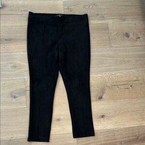 BLACK WOMEN'S FAUX SUEDE  PANTS- XL
